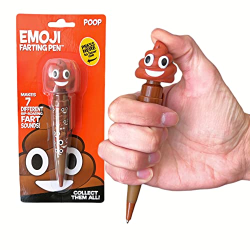 Farting Poop Emoji Pen