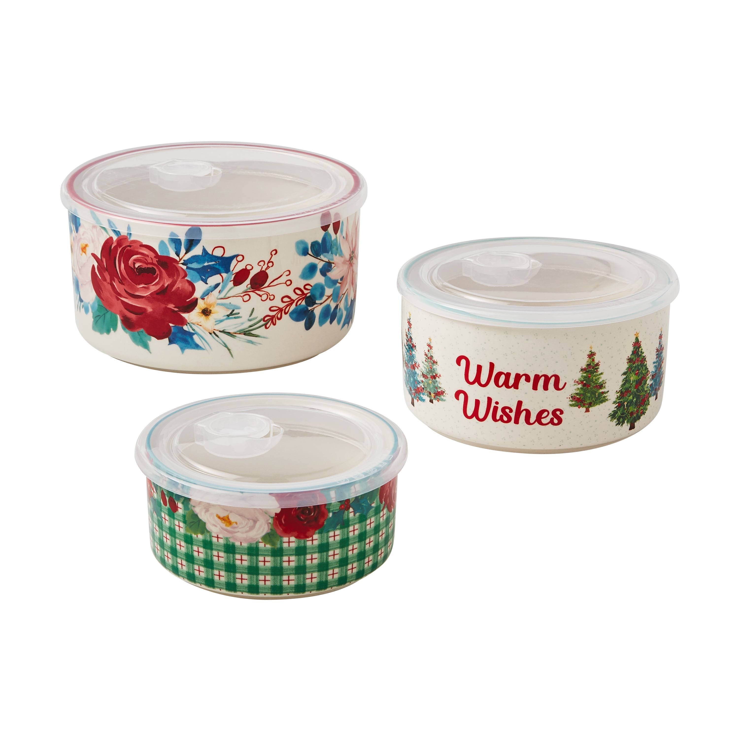 The Pioneer Woman Ceramic Holiday Containers
