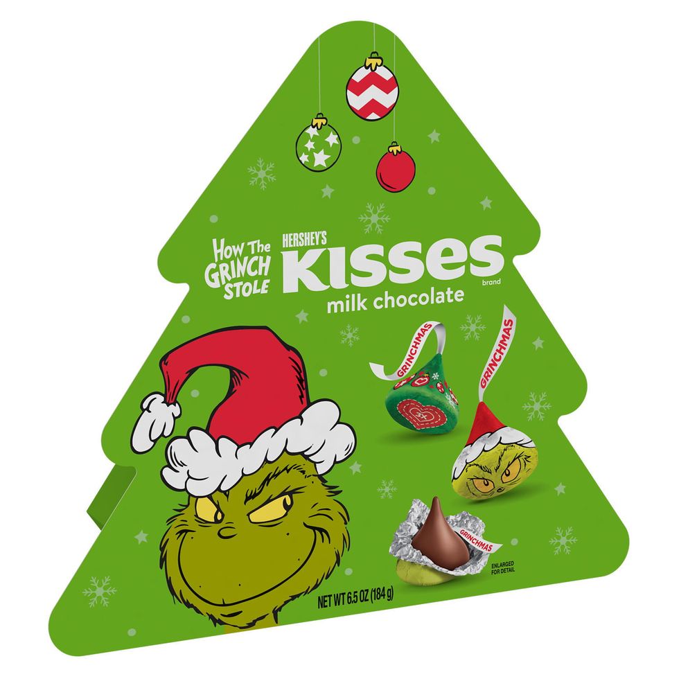 Hershey's Kisses Grinch Milk Chocolate Candy Box