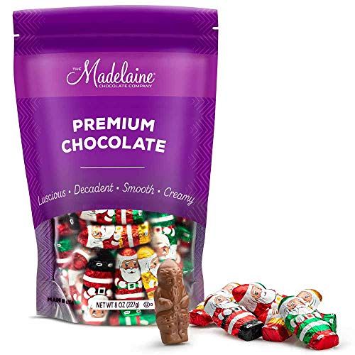 Madelaine Solid Premium Chocolate Mini Santas