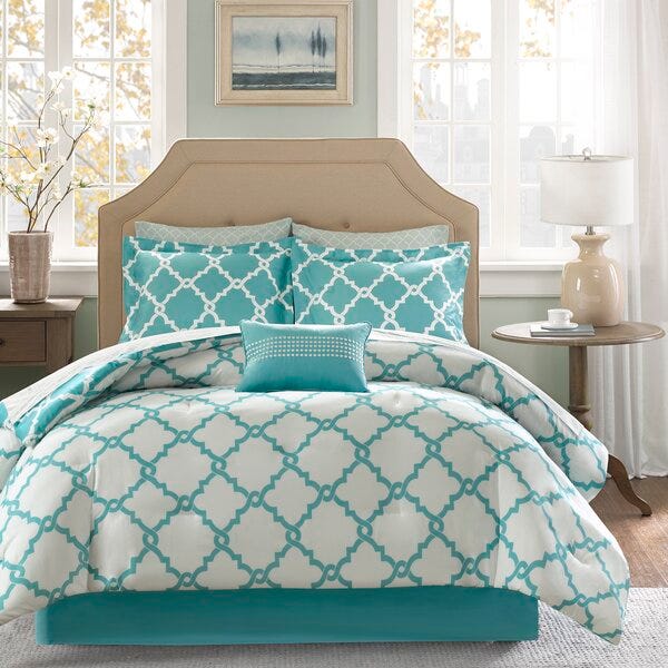 Willa Arlo Interiors Microfiber Reversible Comforter Set