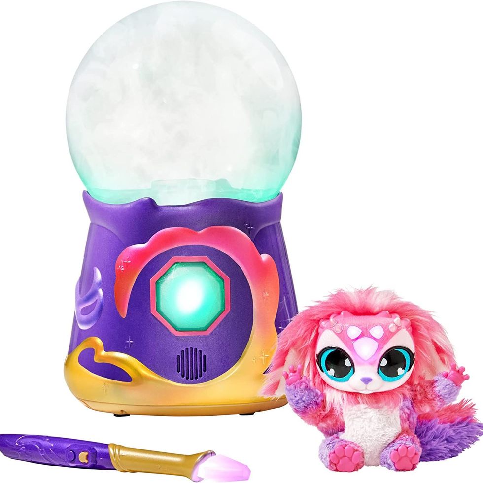 Magical Misting Crystal Ball with Pink Plush Toy 
