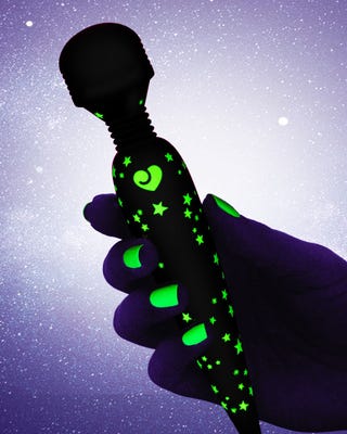 Lovehoney Glow-in-the-Dark Deluxe Mini Massage Wand Vibrator