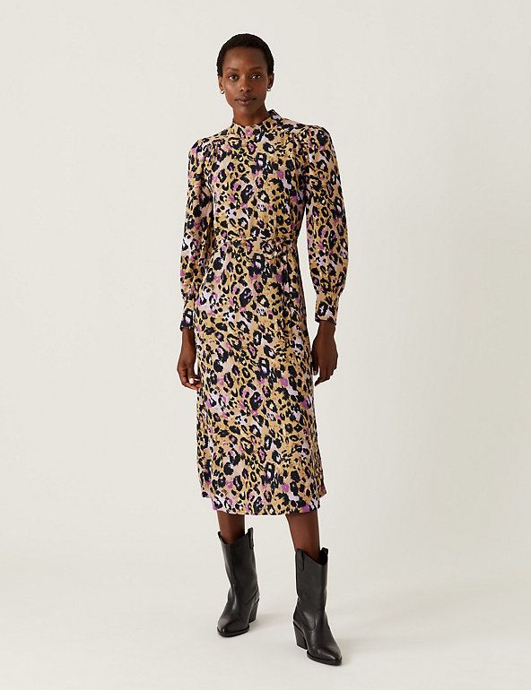 Safari hotsell print dress