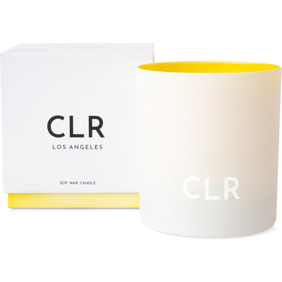 Yellow Scented Candle
