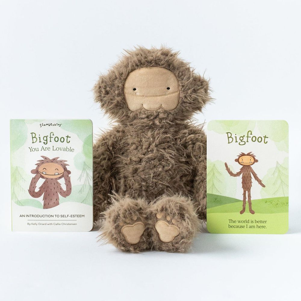 Bigfoot Stuffie and Book