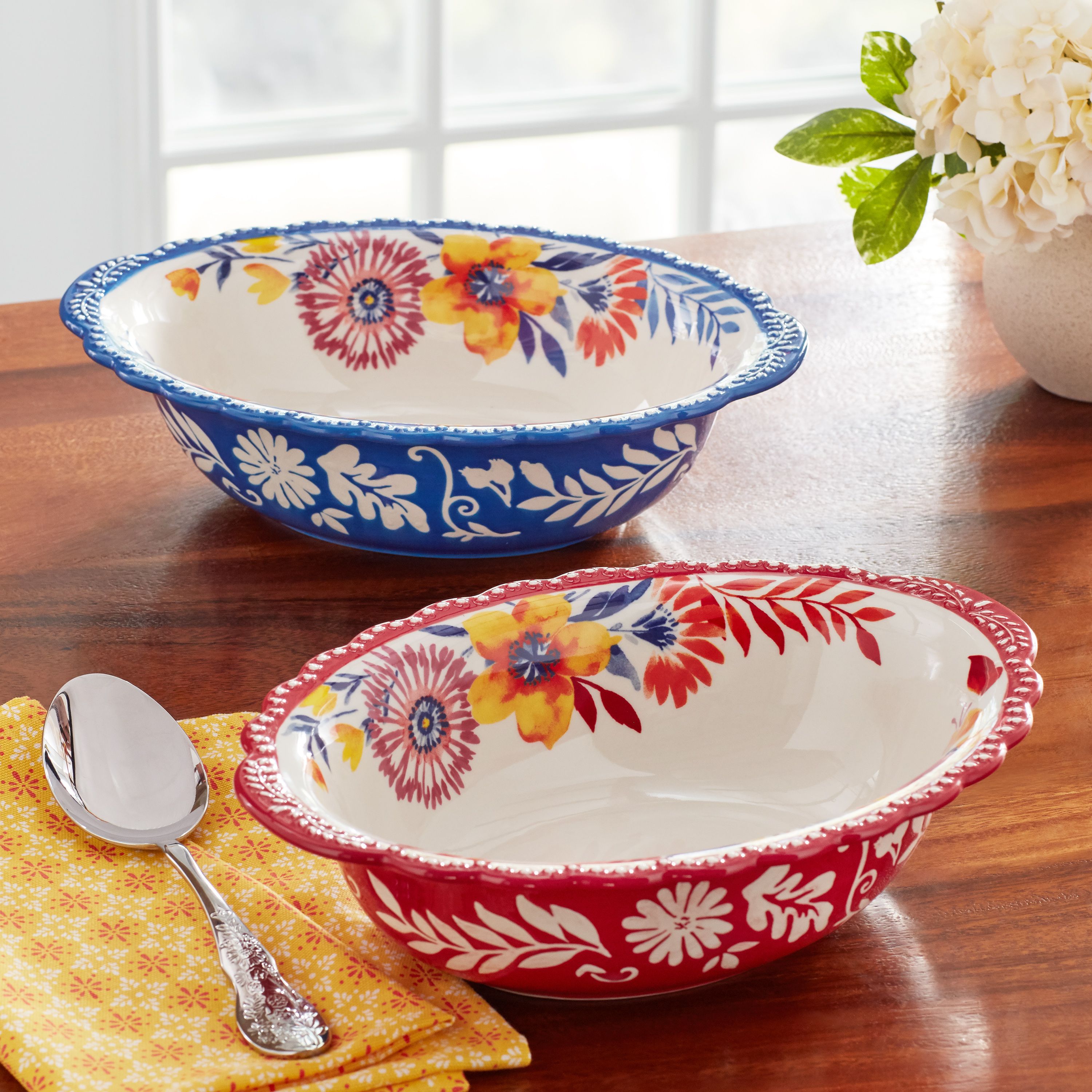 The Pioneer Woman Woodland Whimsy 2-Piece Vegetable Bowl Set