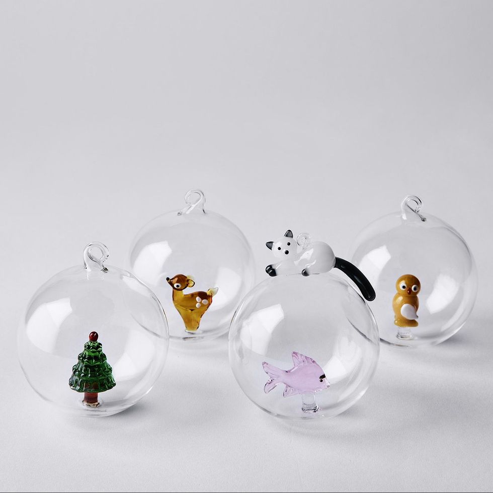 Fantasia Glass Ornaments