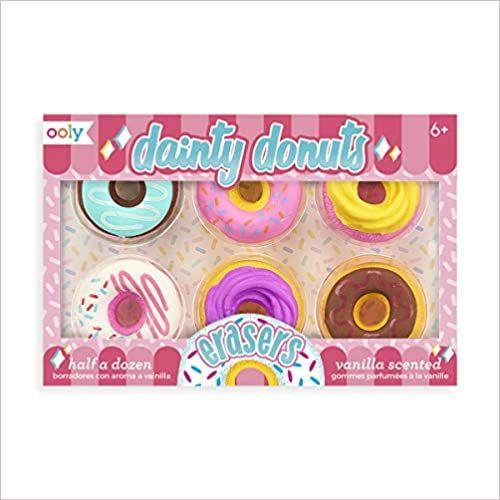 Dainty Donuts Vanilla-Scented Erasers
