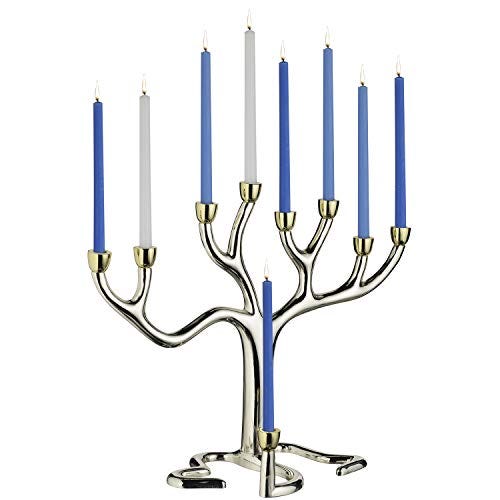 Medium Tree of Life Hanukkah Menorah