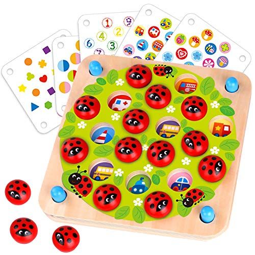 Felly Juguetes Niños 1 año, Puzzles de Madera Juguetes Montessori