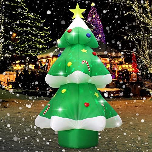 9' Lighted Inflatable Christmas Tree