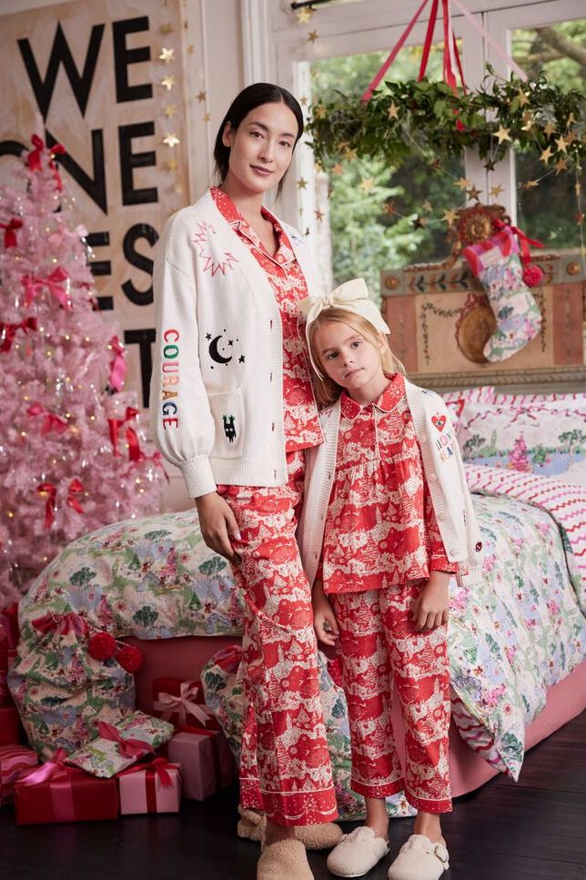 Christmas Safari Family Matching Pajama Set with Pockets