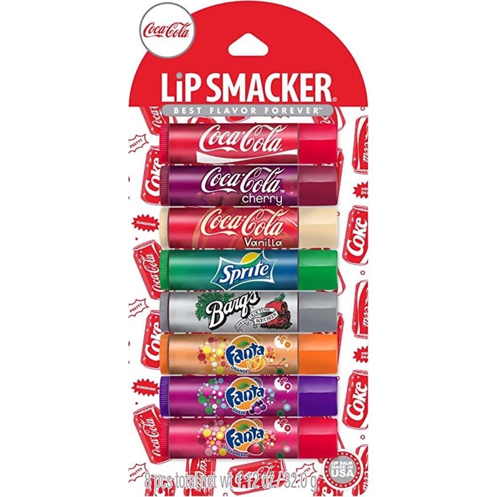 Flavored Lip Balm, 8 Count