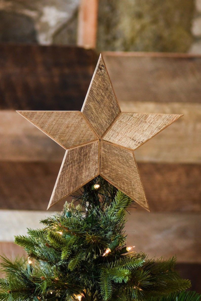 Natural Star Tree Topper