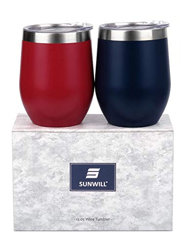 Insulated Wine Tumbler with Lid 