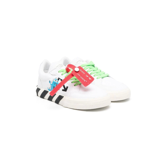 Off-White Kids Monsters Vulcanized lace-up Sneakers