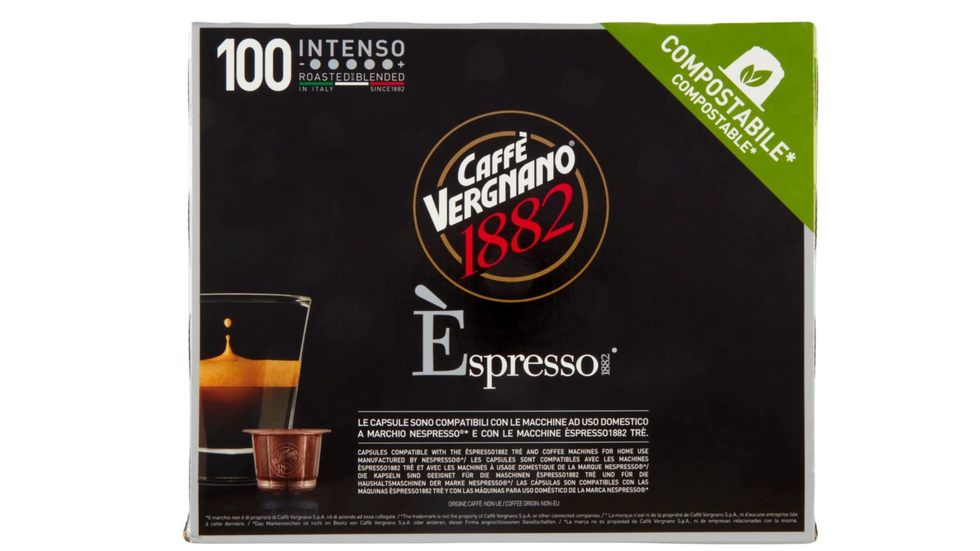 Capsule caffè Vergnano Èspresso compatibili con Nespresso