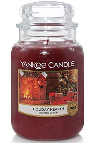 Holiday Hearth Large Jar Candle