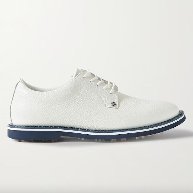 Gallivanter Pebble-Grain Leather Golf Shoes