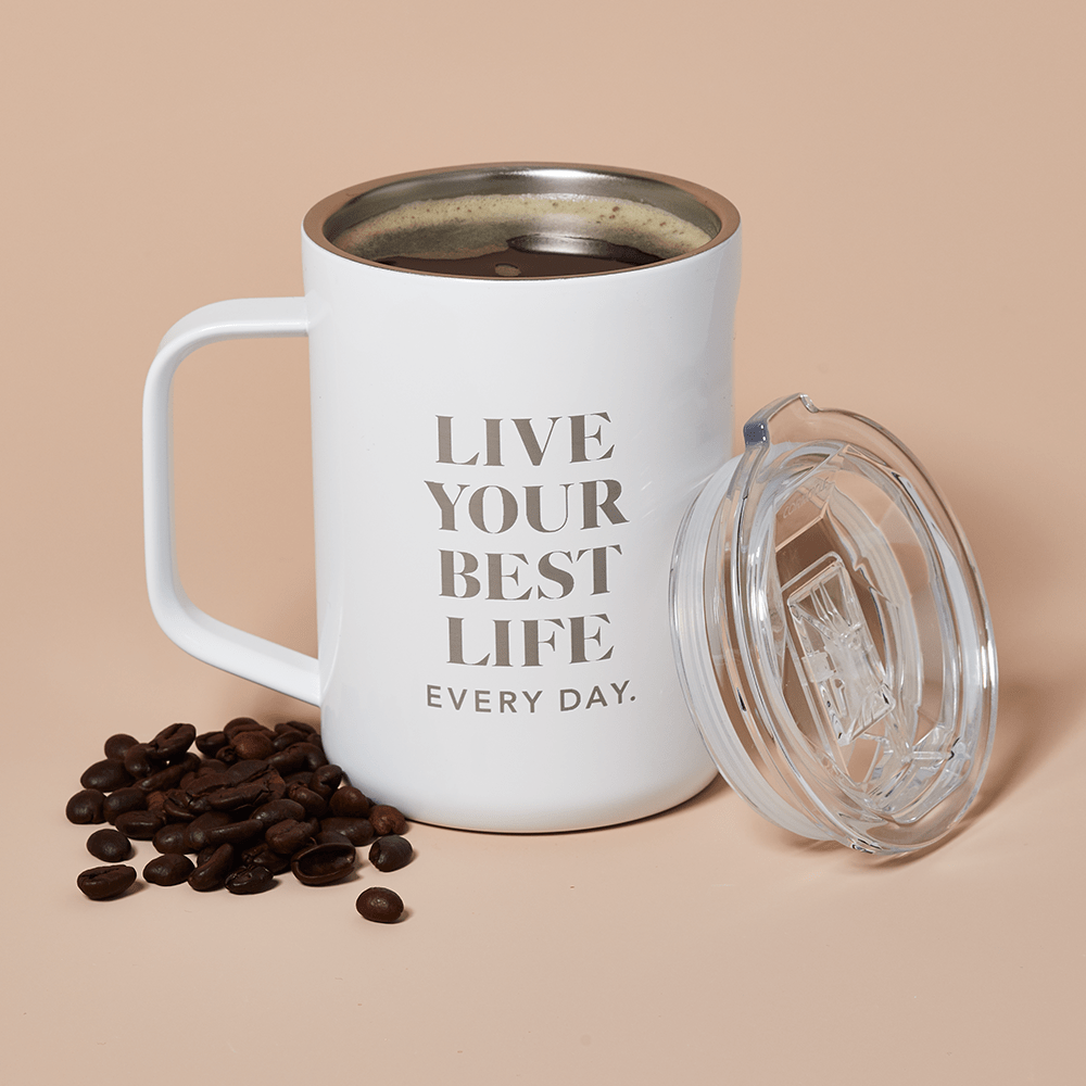 Oprah Daily Live Your Best Life Travel Coffee Mug