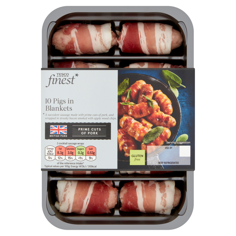 Tesco Finest Pigs In Blankets 210g