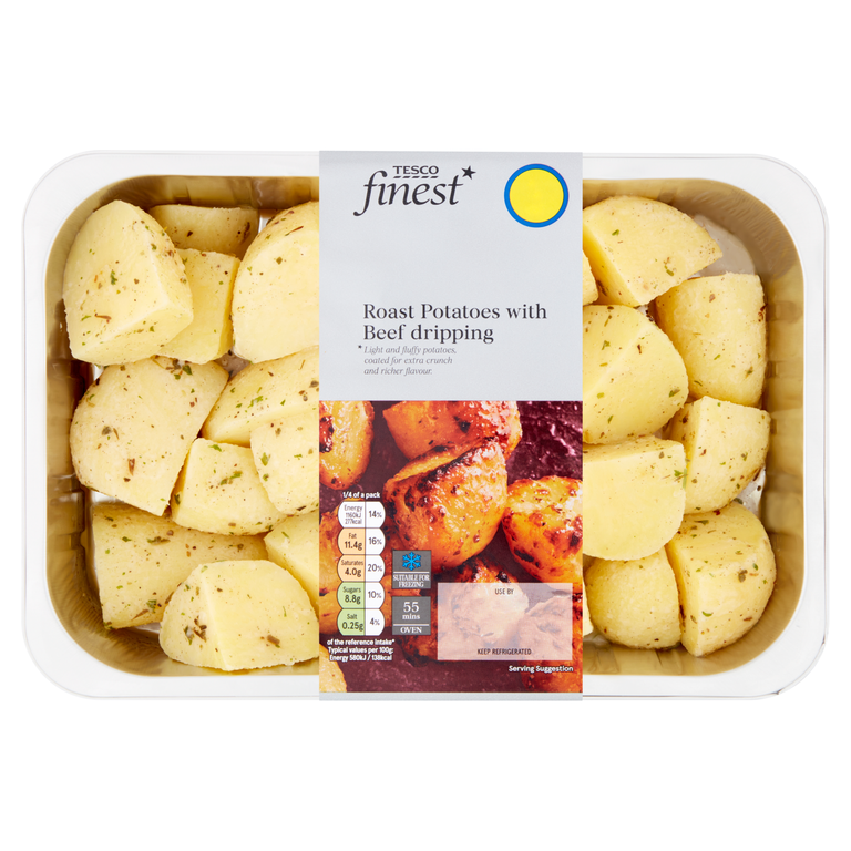 Tesco Finest Roast Potatoes with Beef Dripping 800g