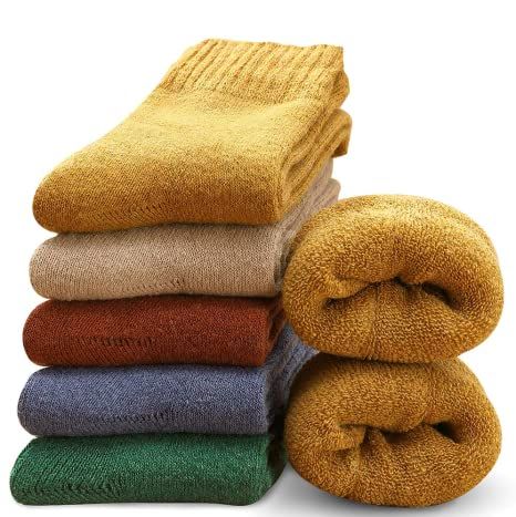 Sock Amazing Calcetines térmicos elegantes para hombre, 4 pares para  invierno, para clima frío extremo, calcetines gruesos para botas
