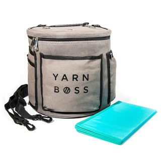 Yarn Boss Canvas Yarn Bag - Travel with Yarn and All Notions - Organize Multiple Projects and Keep Your Yarn Safe and Clean