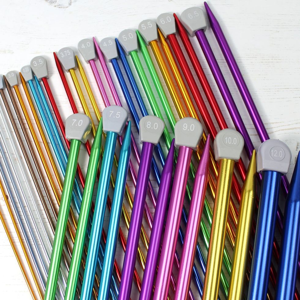 Coloured Knitting Needles 
