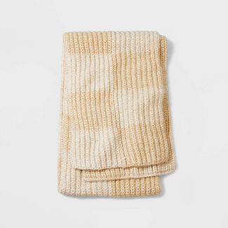 Universal Thread Check Ribbed Scarf  