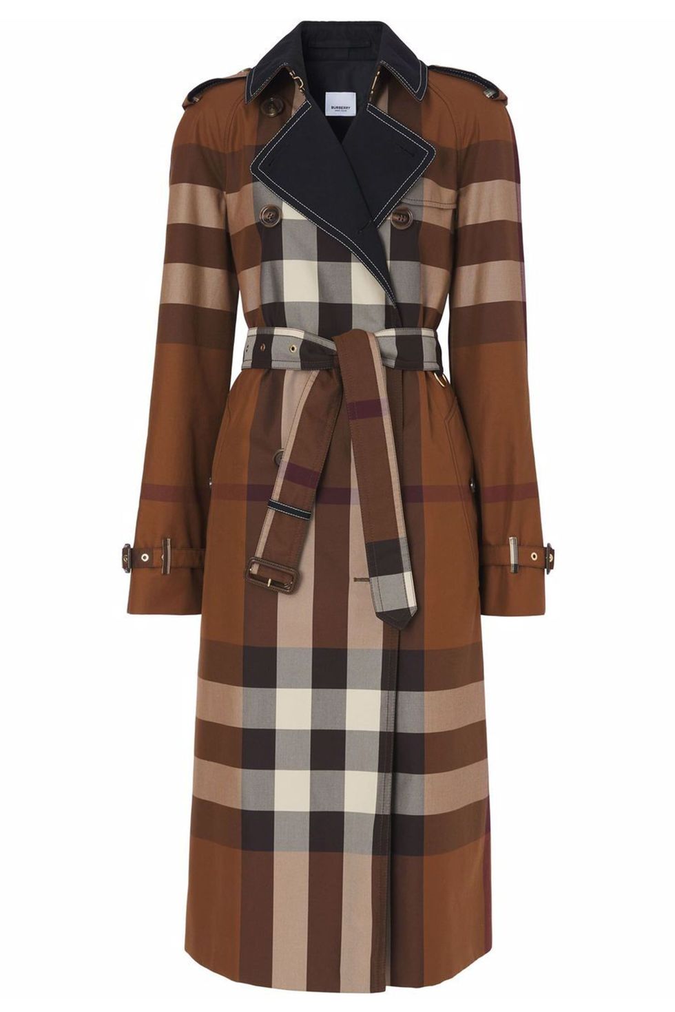 Vintage Check trench coat