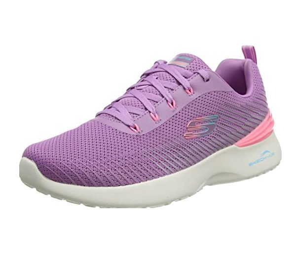 Zapatillas Skechers D´lites color rosa para mujer.