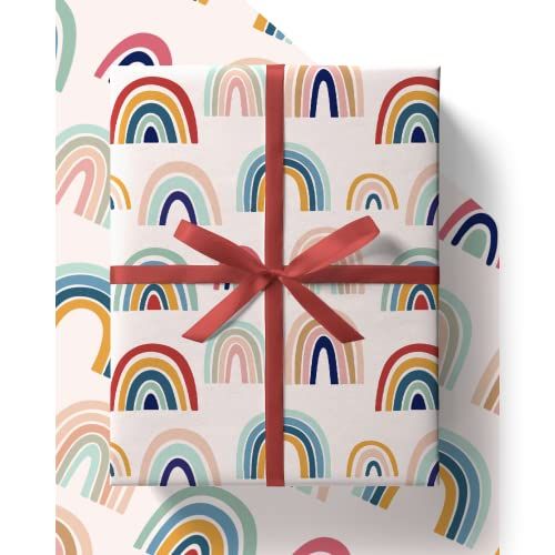 EcoWrap Rainbow Wrapping Paper