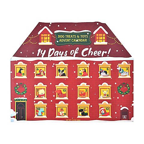 dog treat and toy advent calendar