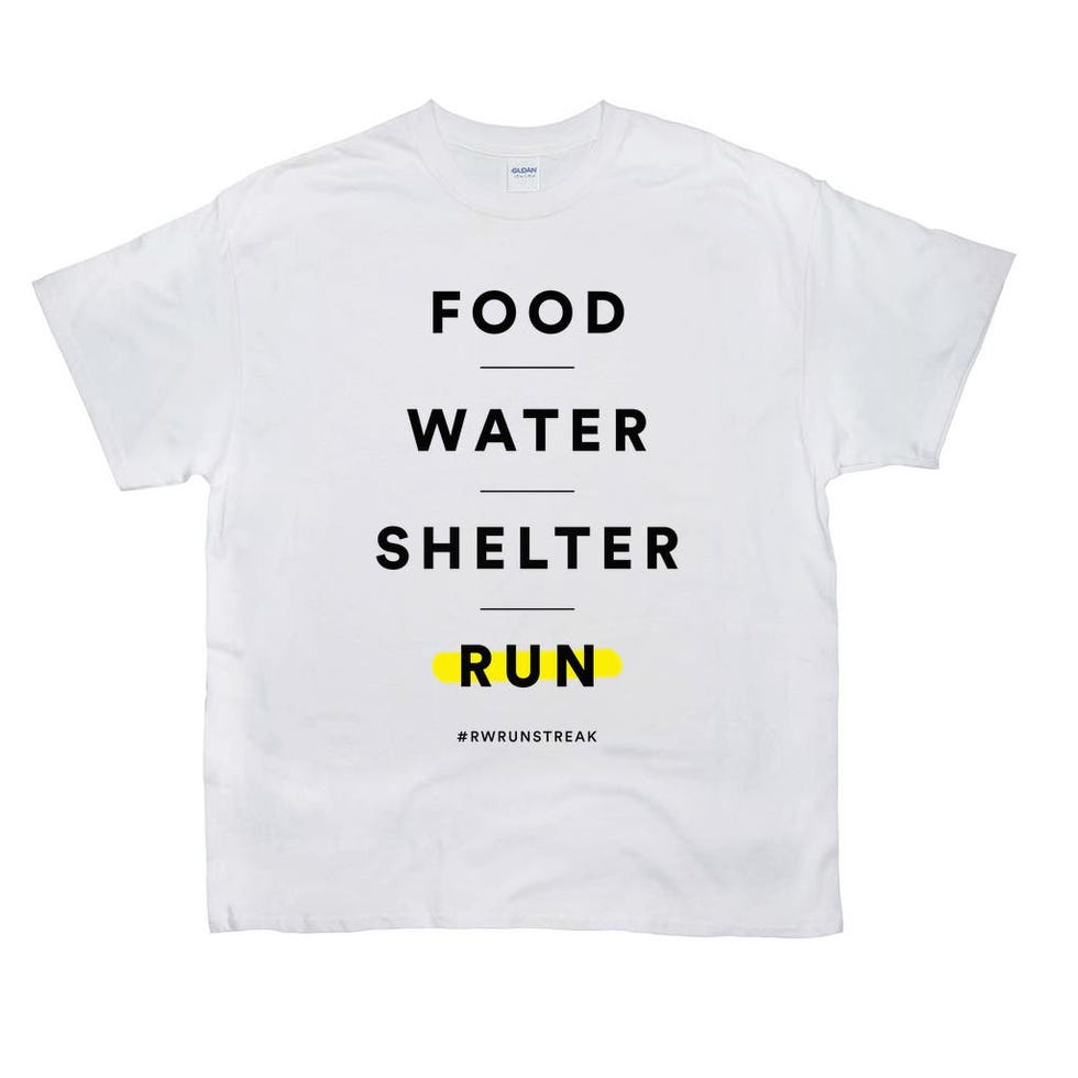 Food Water Shelter Run Tee