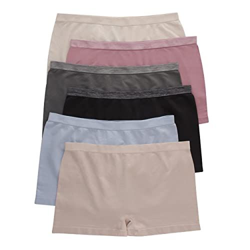 Women's ComfortFlex Boyshort Panties (6-Pack) 