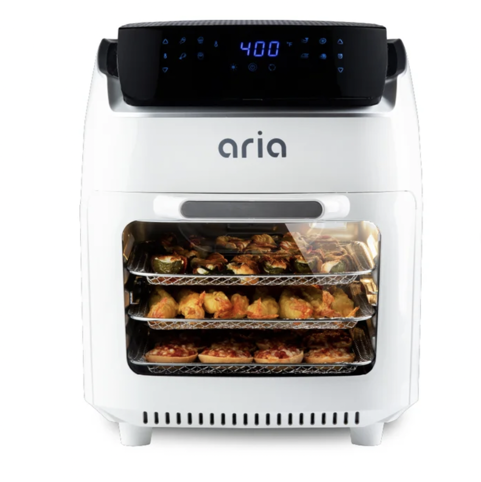 Modernhome 9.4-Liter Air Fryer Oven With Rotating Rotisserie
