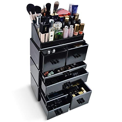 Makeup Organizer Acrylic Cosmetic Storage Drawers and Jewelry Display Box