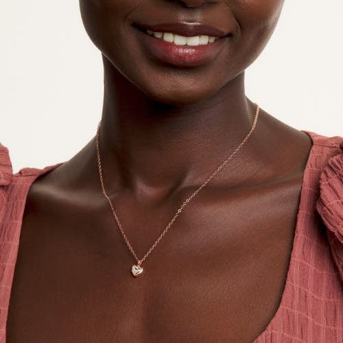 Hannela Swarovski Crystal Heart Pendant Necklace