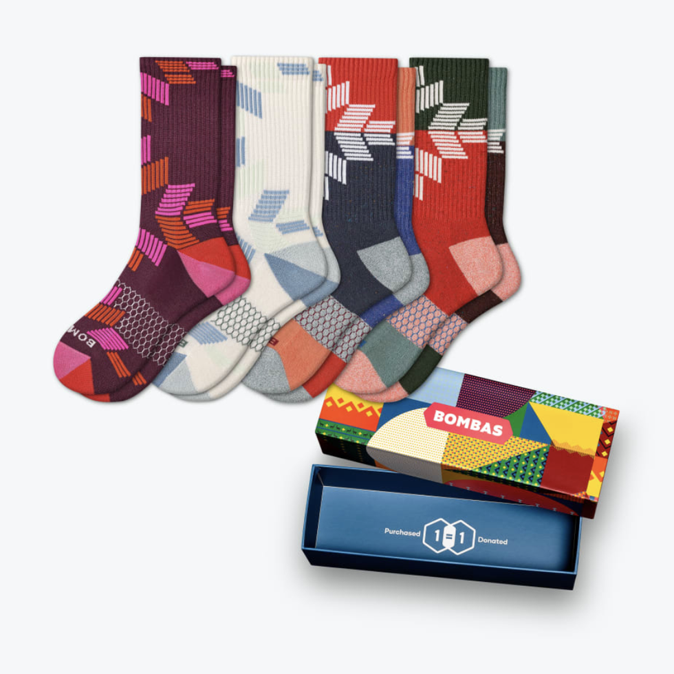 Women’s Snowflake Calf Sock 4-Pack Gift Box