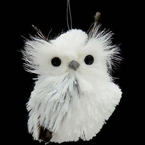 Hanging Owl Christmas Ornaments 