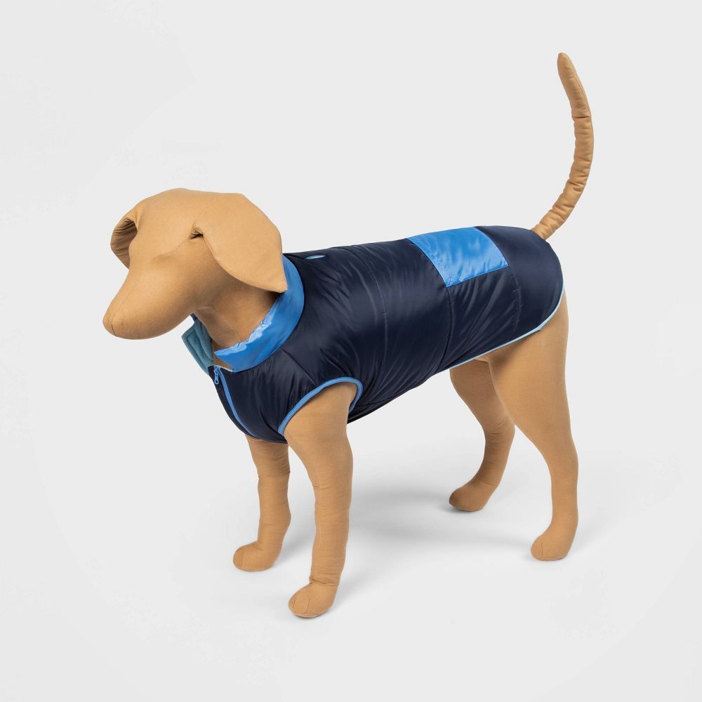 Blue Dog and Cat Puffer Vest