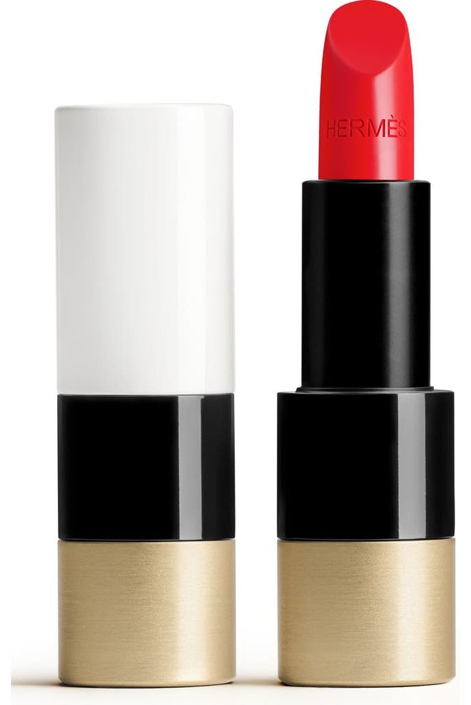 Rouge Hermès Satin Lipstick in 64 Rouge Casaque