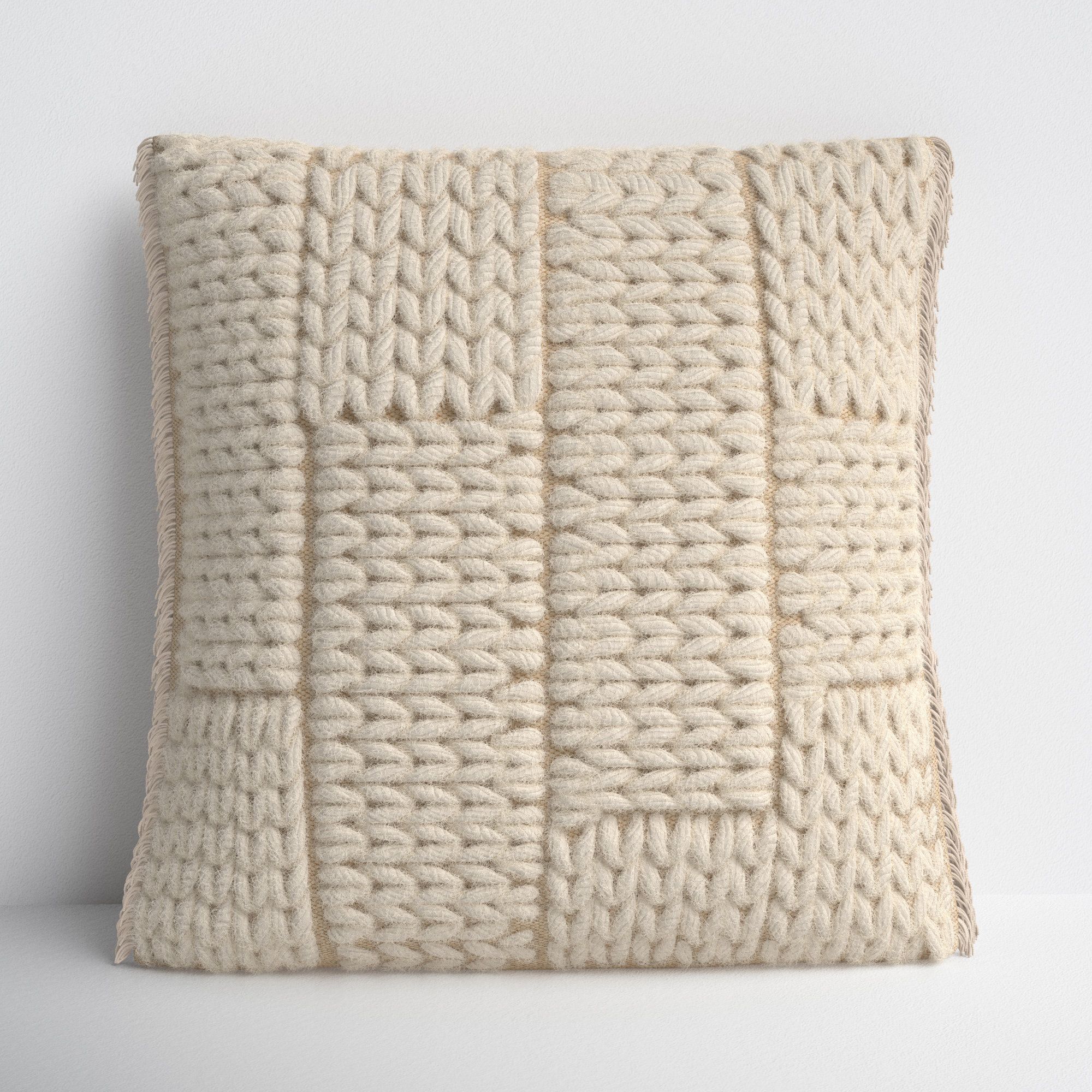 Ishta Fringed Throw Pillow