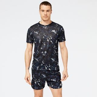 New Balance Printed Impact Run Short Sleeve New Balance Printed Impact Run Short Sleeve