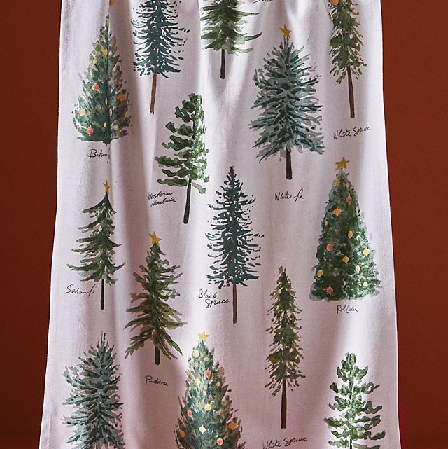 Holiday Tree Dish Towel