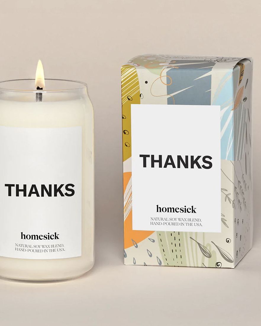 'Thanks' Candle