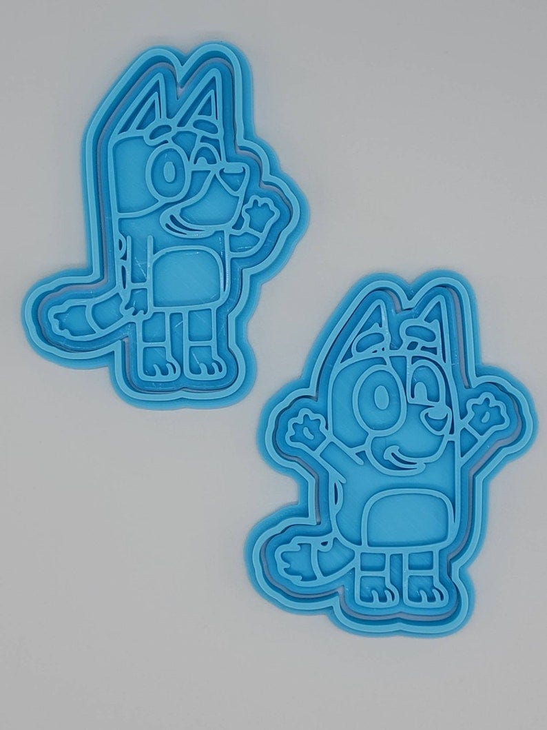 blueys kids, blueys and bingo, cattle dog Sticker for Sale by