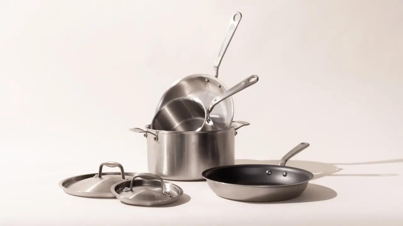 Starter Stainless Steel 6-Piece Cookware Kit